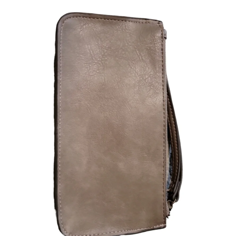 Maurices Taupe Studded Phone Case Wristlet
